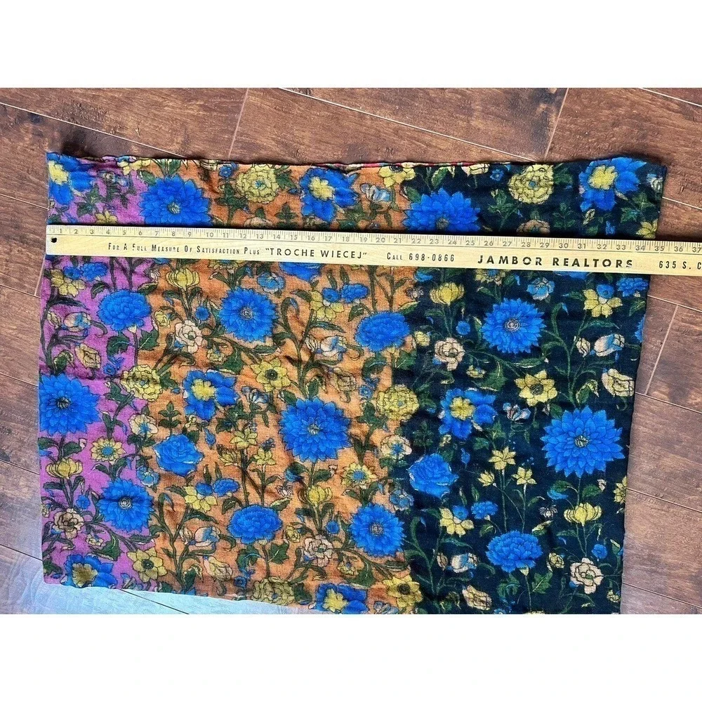 Y2K Colorful Floral Bring Infinity Scarf High Quality Boho